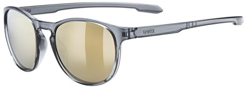 uvex LGL 53 - Sonnenbrille für Damen und Herren - starker Schutz vor Sonnenstrahlung - 100% UVA-, B, C Schutz - smoke - one size