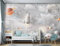 Fototapete Weltraumplanet Rakete Kinderzimmer 350X256 Cm Vlies Tapeten Xxl Moderne Wandtapete Wohnzimmer Schlafzimmer