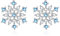 Schneeflocken Ohrringe für Damen 925 Sterling Silber Zirkonia Winterfeier Blumen Schneeflocken Ohrstecker Weihnachtsschmuck Geschenke für Frauen