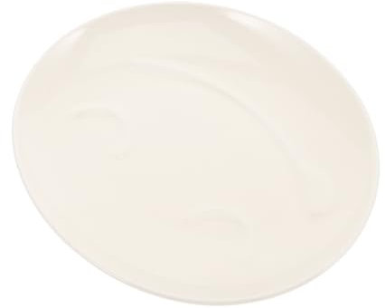 Amosfun Plateau à Bijoux en Céramique Blanc, Plat Décoratif Nuage