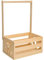 Kalastussaari Babypartykorb glatt grasfreie Babykörbe mit Komfortgriff 13x9x7 Zoll Multifunktionales Holzkiste für Neugeborene Jungen Mädchen, Schwangerschaftsgeschenke Baby Schrank