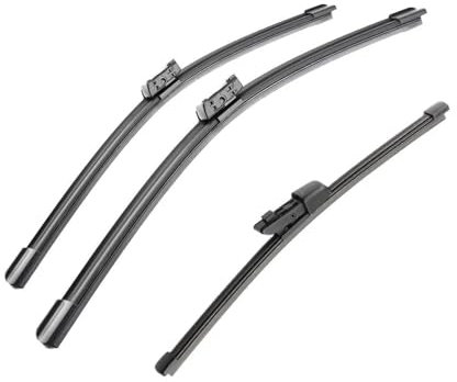 Limpiaparabrisas Parabrisas Para Golf 7 MK7 Hatchback 2012 2013 2014 2015 2016 2017 2018 26 + 18 + 11 Parabrisas Delantero Y Trasero Accesorios Para Ventanas 3 Piezas Escobilla Limpiaparabrisas