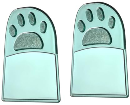 Poignées de Siège de Toilette Vert, Anti-contact, Lot de 2 | Plastique Pratique, Prise Facile et Usage Quotidien, Réduit le Contact Direct, Accessoire de Salle de Bains