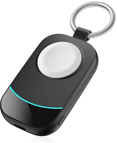Batterie externe portable pour Apple Watch 10 avec 2500 mAh – Station de charge sans fil imodomio pour montre série 10/9/8/7/6/5/SE/4/3/2/UItra 2/Ultra, compacte pour les voyages, le sport et