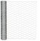 KARVERS Maschendrahtzaun feinmaschig 25mm x 15 mm Sechseckgeflecht verzinkt, Kaninchendraht, Drahtzaun, Hasengitter, Hühnerzaun, Höhe 60cm, Länge 30m