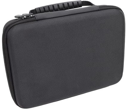 Qcbuegof Caja de almacenamiento protectora con 8 ranuras para pulsera, joyas, relojes, objetos pequeños, organizadores de gadgets y viajes de uso diario