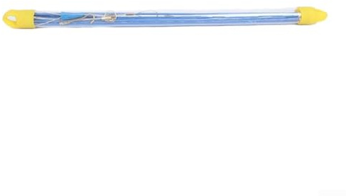 GLFLOW Kabeldurchführungs-Set aus Fiberglas, 10 Stück, 33 cm/58 cm, Drahtstangen, blau, mit Messing-Anschlüssen zum Ziehen von Drähten durch Leitungen (33 cm)