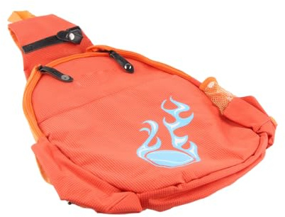 POENVFPO Tennistasche, Oxford-Stoff, für 2 Schläger, Multifunktionaler für Outdoor-Sportarten (ORANGE)