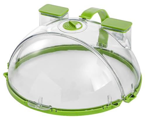 Microwave Steam Cover Retractable Splatter Guard ideal for Microwave Water Injection Design ideal for Lock Heat resistant Food Cover With Anti scald Handle Boxed