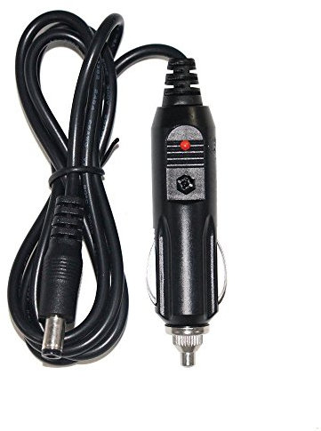KUNCAN 12V Cigarette Lighter Plug Cable,DC5521 to 12V DC Car Charger Auto Power Supply cable for Portable DVD player, GPS, Navigation,Bluetooth Speakers, Breast Pump, Car Cleaners, 5A fuse,4FT