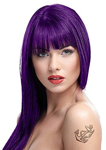 Pacco Da Due Tinte Semipermanenti Per Capelli Da 100ml Crazy Color (Violette)