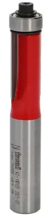 Freud Fräsen 2 Schneiden gerade HW Hartmetall mit Spitzenlager Schaft A=12 mm, Schnittdurchmesser D=12,7 mm, Schnitthöhe h=25,4 mm, 42-11012P - F03FR01942