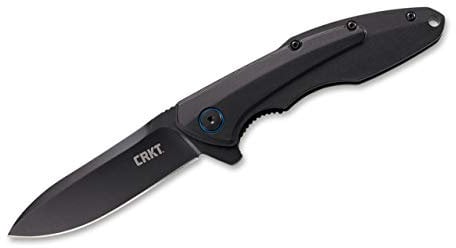 CRKT Unisex – Erwachsene Caligo Taschenmesser, schwarz, 19,4 cm