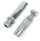 OLDNEWBIKES Perni (2 Pezzi) da 9,5mm di Diametro con Dadi di Sicurezza per pedivelle Classiche