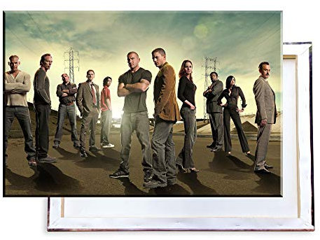 Unified Distribution Prison Break - 120x80 cm Kunstdruck auf Leinwand • erstklassige Druckqualität • Dekoration • Wandbild