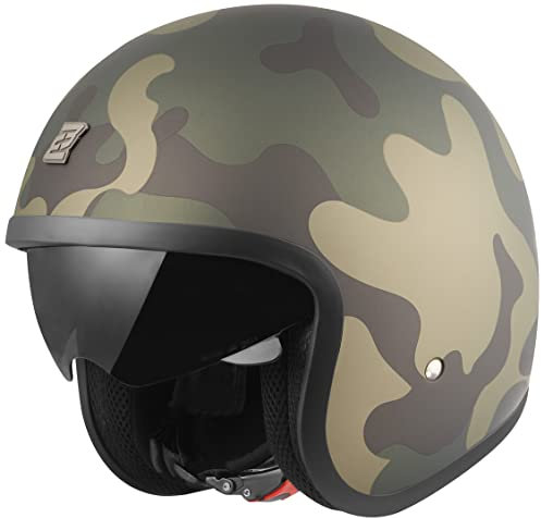 Bogotto V537 Camo Jethelm, grün, XS