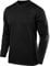 TCA Element Sport Langarmshirt Herren - Funktionsshirt mit Rundhalsausschnitt - Laufshirt Running Shirt atmungsaktiv - Langarm Sportshirt - Sport Oberteil - Schwarz, L