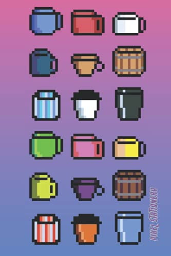 8-bit Cups and Mugs: Notebook