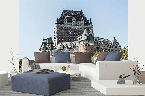 Vlies Fototapete QUEBEC CITY 375 x 250 cm (inkl. Kleister) - Vlies Tapete, Wandtapete, Wandbilder - Tapete für Wohnzimmer Schlafzimmer, Büro, Küche - Montagefertig