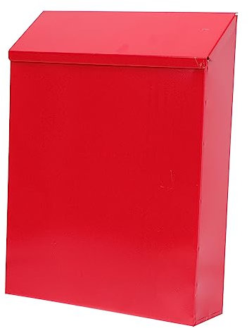 OSALADI Eleganter Europäischer Briefkasten Wandmontage Dekorativer Briefkasten Für Den Garten Eisen-briefkasten Schlossbehälter Rustikaler Briefkasten