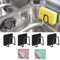 Cutiolly Soporte para Esponja de Cocina - 4pcs Adhesivos de Acero Inoxidable para Fregadero - Ganchos para Esponjas