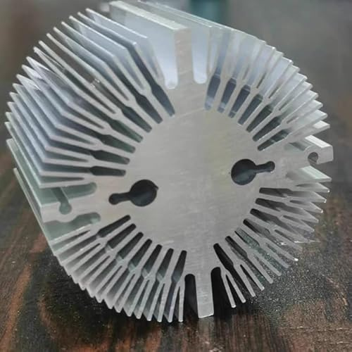 65mm Runde LED Kühlkörper Kühler Aluminium Kühlkörper Sonnenblumen Kühler for Haushalts Lampe Kühler Austauschbare Anpassen (Size : Height 10mm)