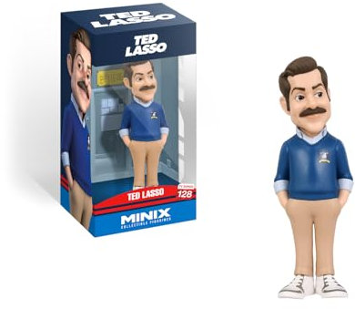 MINIX Ted Lasso Model - Collectible Ted Lasso 12cm Figure TV Icon Range for Fans