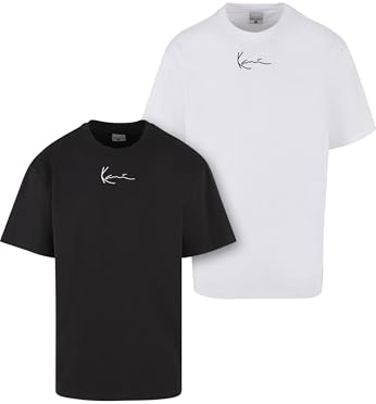 Karl Kani Herren KM242-045-1 Small Signature Essential Tee 2 Pack