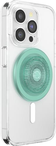 PopSockets Round Phone Grip Compatible with MagSafe, Adapter Ring Included, Phone Holder, Wireless Charging Compatible - Pool
