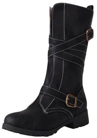 Stivali Marroni Donna Stivali da Donna Anfibi Estivi Stivali Texani Donna Bianchi Alti Scarpe Donna Traforate Stivaletti Donna Estive Colore Nero Texani Marroni Stivali Donna