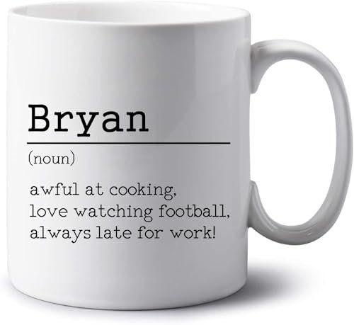 GOPERSONALISED Personalised Jumbo 20oz Mug Extra Large Tea Coffee Big Mug Custom Name Definition Cup for Men Women Novelty Birthday Christmas Work Gifts