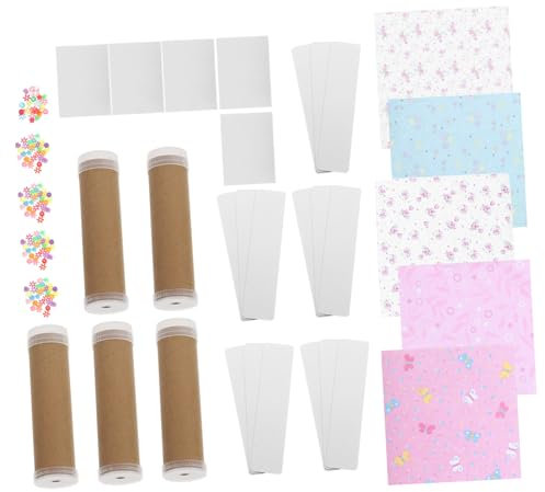 Toyvian Kaleidoskop Bastelset Für Kinder - 5 Sets Diy Kaleidoskop Materialpaket Für Kreative Bastelprojekte Und Spielerisches Lernen Mit Eltern Kind Aktivitäten Kindergarten Und Zuhause