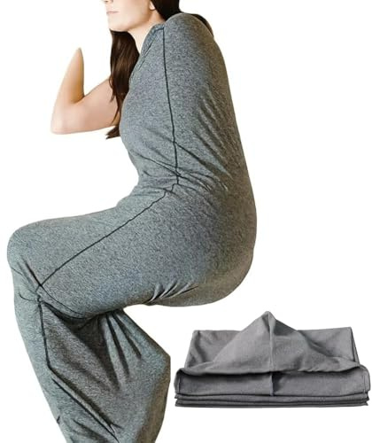 Kompressionsschlafsack für Erwachsene – Ultraleichte tragbare Decke zur Linderung von Stress und Angstzuständen, Schlafkapsel aus atmungsaktivem Stretchgewebe (180 * 50cm)