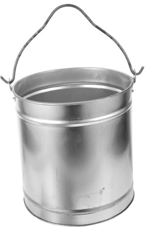 YOSADIER Secchio per da Metallo Contenitore per Carbonella e per Bbq Design Maneggevole e Facile da Capacità per e