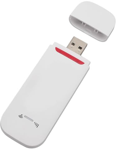 Tomantery Enrutador Dongle Módem USB 4G LTE de 500Mbps con Ranura para Tarjeta SIM para Navegación por Internet para Europa Asia Oceanía África