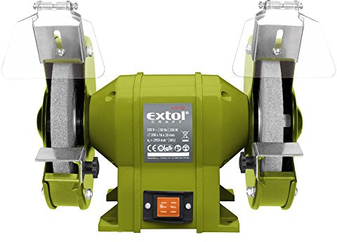 EXTOL CRAFT Tischschleifer 200 mm 350W, 2950 U/min