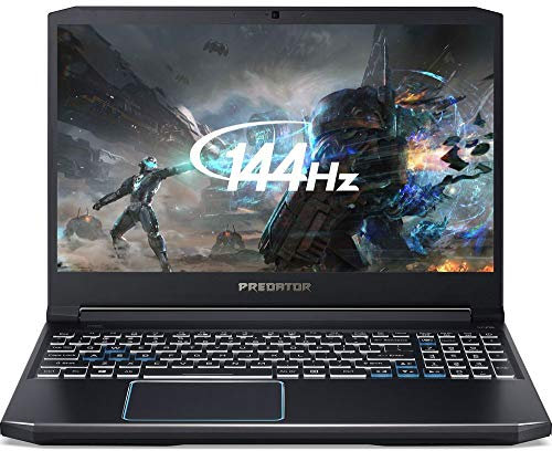 Acer Predator Helios 300 Gaming Laptop PC, 15.6 Full HD 144Hz 3ms IPS Display, Intel i7-9750H, GTX 1660 Ti 6GB, 8GB DDR6, 256GB PCIe NVMe SSD, Backlit Keyboard, PH315-52-71GD