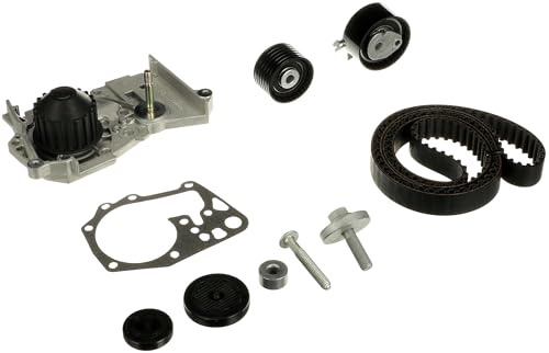 GATES KP45671XS Bomba de agua + kit de correa de distribución Número de dientes: 132 27,4 mm con bomba de agua Compatible con RENAULT Megane 3 Grandtour KZ0/1 GRAND Scénic 3 JZ0/1 Twingo 2 CN0