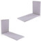 Pack 2 Cojines para Tumbona de Exterior Color Piedra, Medidas 196x60x5 cm, Repelente al Agua, Desenfundable, Funda de cojín con Relleno, Cojines Tumbona de jardín, Almohadones Tumbona de Piscina