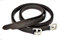 Equipride Leder-Steigbügel für Sättel Denver, Nicht dehnbar, Nylonkern, gebunden, Schwarz/Braun (147,3 cm)