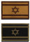 2 St. Israel Flagge Patch - Taktisch Israelis Abzeichen, Haken und Schlaufe Bestickter Aufnäher, Militär Abzeichen-Emblem für Rucksäcke Kleidung Taschen Uniform Weste Jersey