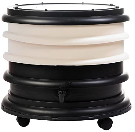 WormBox | Wurmkomposter Wurmfarm Wurmkiste mit 2 Schalen Elfenbein | 32 Liter | Regenwurmkomposter, Kompostwürmer produzieren Wurmhumus