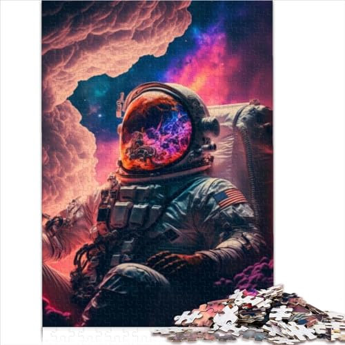 Puzzles für Erwachsene, Asteroid Oasis, Puzzles für Erwachsene, 1000-teiliges Holzpuzzle für Kinder ab 12 Jahren, Spielzeug zum Stressabbau, Puzzlegröße (50x75 cm)