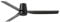 FARO BARCELONA 33830 - PUNT TUB M Ventilador negro DC