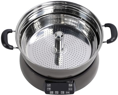 Olla Arrocera Inteligente, Olla Arrocera 6L Rápida para Olla Caliente (BROWN)