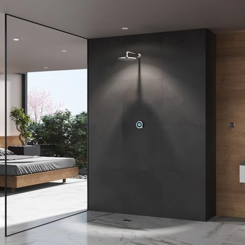 Aqualisa OPQ.A2.BR.23 Optic Q Smart-Dusche, verdeckt, mit festem Kopf, für Schwerkraftpumpsysteme