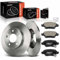 Frankberg 2x Bremsscheiben + 4x Bremsbeläge mit Bremsenschmiermittel Hinterachse Kompatibel mit Astra G Cabriolet F67 2001-2005 Astra G Caravan T98 1998-2004 Replace# 1605039