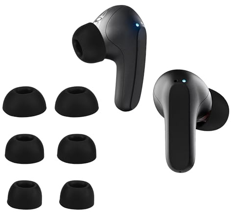 kwmobile 6X Polster kompatibel mit Skullcandy Rail In-Ear Wireless - 3 Größen - Silikon Ohrstöpsel In-Ear Kopfhörer