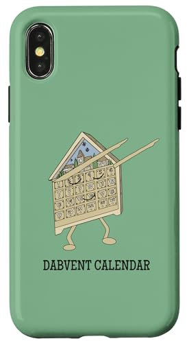 Hülle für iPhone X/XS Dabbing Adventskalender Countdown bis Weihnachten Dabvent