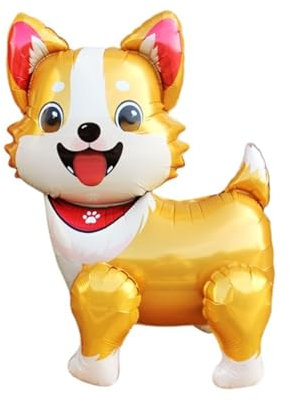Ovanda Hund Folienballon, Helium Ballons Tiere, Airwalker Ballon, Luftballon Hund, Luftballon Tiere, Folienballon Tiere, Geburtstag Party Deko Geschenk Spielzeug, Kinder Geburtstag Party Deko